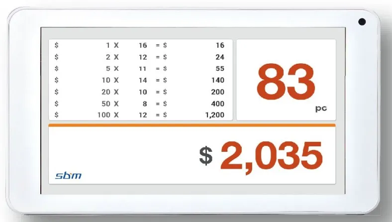 7 inch Display for Counting Info