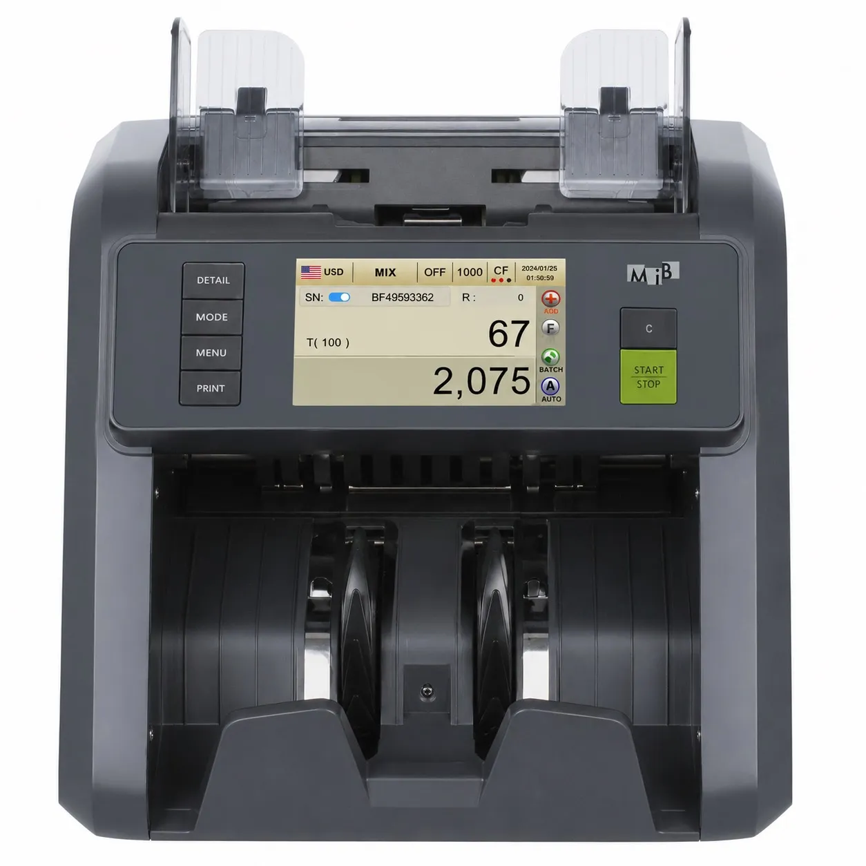MIB-1 SN/DN — The Most Reliable Single/Dual CIS 1-Pocket Value Counter