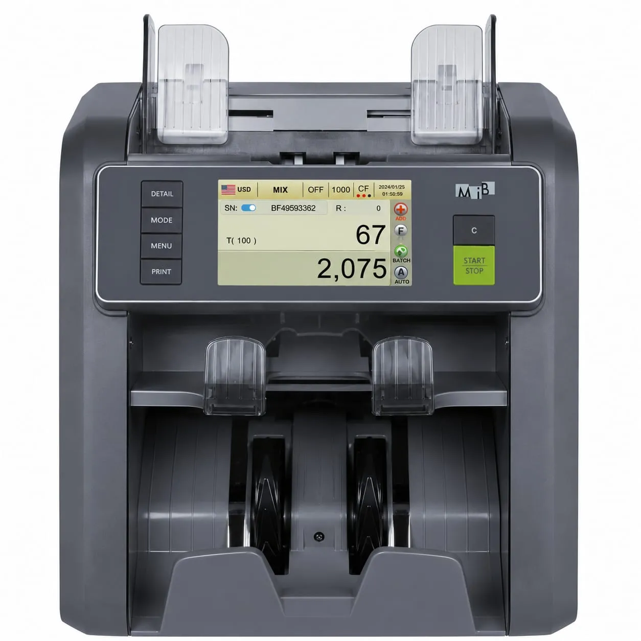 MIB-10D — The Most Reliable Dual CIS 2-Pocket Value Counter