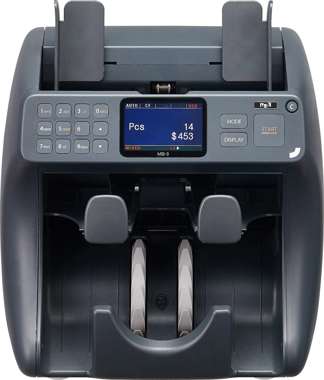 MIB-9 — Professional 2 Pocket Mixed Denomination Value Counter