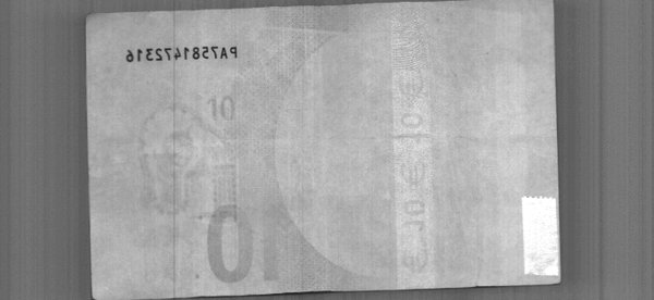 Banknote with tape - Sample 3
