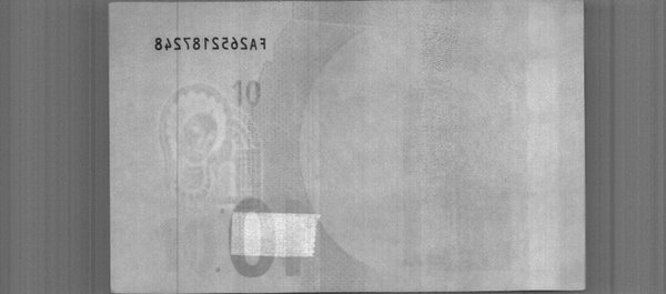 Banknote with tape - Sample 4