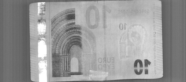 Banknote with tape - Sample 5