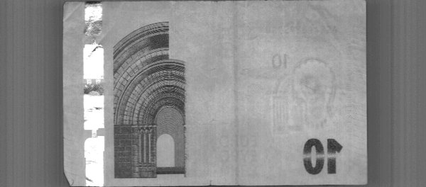 Clean banknote - Sample 8